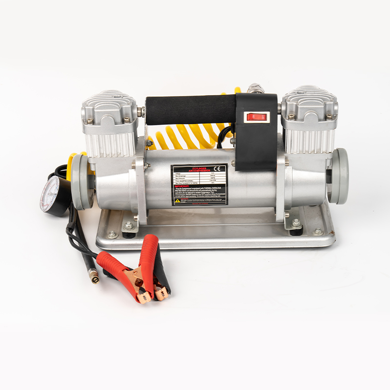 SX-204 Kompresor Udara Silinder Ganda dengan kaki tahan getaran